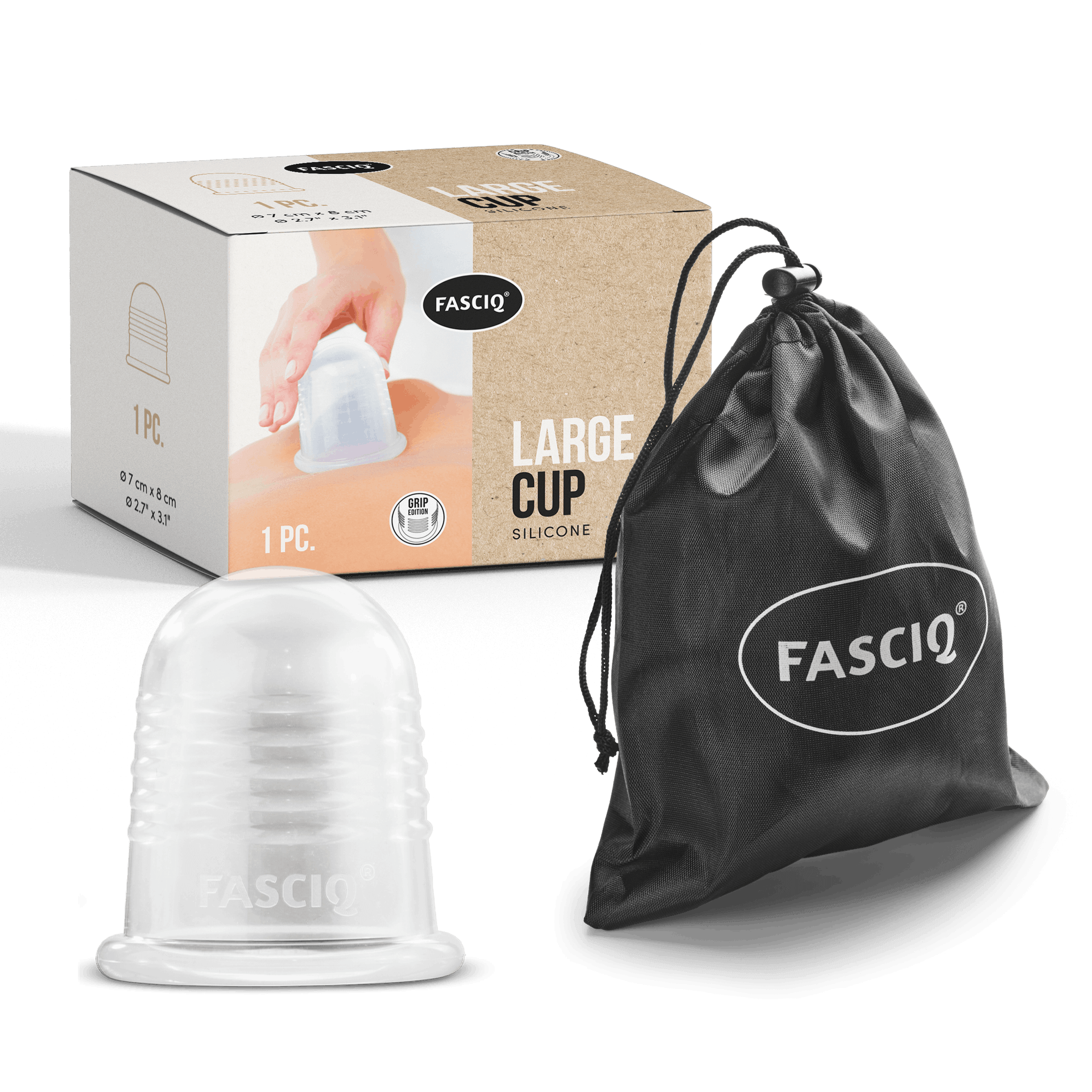 FASCIQ® Silicone Vacuum Cup - Large