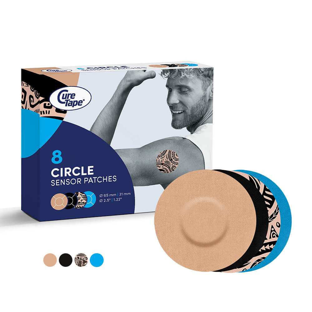 CureTape® Diabetes CGM Sensor Patches Mix Circle